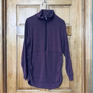 Purple Quarter-Zip Pullover
